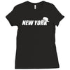 new york Ladies Fitted T-Shirt