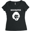 socrates brazil 70s football world cup legend retro Women's Triblend Scoop T-shirt
