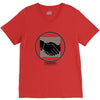 hand shake V-Neck Tee