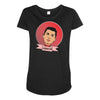 c ronaldo Maternity Scoop Neck T-shirt