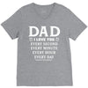 I Love You Dad V-Neck Tee