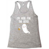 Im Here For The Booz Racerback Tank