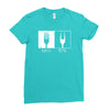 metal fork Ladies Fitted T-Shirt