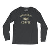 powered by coffee Long Sleeve Shirts