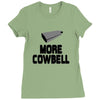 snl more cowbell Ladies Fitted T-Shirt