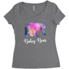 Baby Bear Women's Triblend Scoop T-shirt