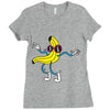 banana wobbler Ladies Fitted T-Shirt