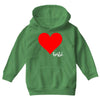 Besties Heart Family Matching Youth Hoodie