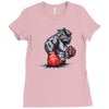 mma bulldog final Ladies Fitted T-Shirt