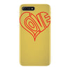 love heart outline valentine's day iPhone 7 Plus Case