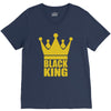 black king V-Neck Tee
