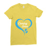 Coming Soon Baby Boy Ladies Fitted T-Shirt