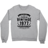 Genuine Premium Vintage 1977 Classic Perfectly Aged Limited Edition Crewneck Sweatshirt