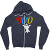 boo halloween Zipper Hoodie