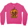 mad halloween pumpkin Crewneck Sweatshirt