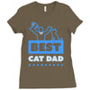 proud cat dad Ladies Fitted T-Shirt