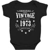 original parts vintage established 1973 perfectly aged Baby Bodysuit