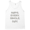 naps every day girls Tank Top