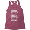reindeer names Racerback Tank