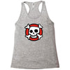 comic skull Racerback Tank