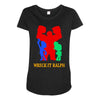wreck it ralph silhouette Maternity Scoop Neck T-shirt