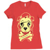 adorable crossbones Ladies Fitted T-Shirt