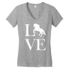 horse love Women's V-Neck T-Shirt