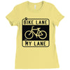 bike lane Ladies Fitted T-Shirt