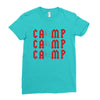 Camp Hitchhiking Ladies Fitted T-Shirt