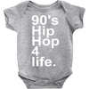 90's hip hop music Baby Onesie