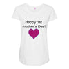 happy mother's day Maternity Scoop Neck T-shirt