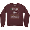 cancer christmas ugly sweater Crewneck Sweatshirt