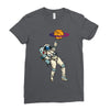 astronaut basketball planet Ladies Fitted T-Shirt