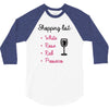 wine shopping 3/4 Sleeve Shirt