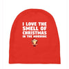 smell of christmas in the morning Baby Beanies