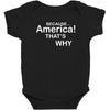 because america Baby Bodysuit