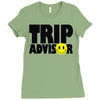trip advisor Ladies Fitted T-Shirt