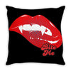 bite me Throw Pillow