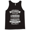 Super Cool Granddad Of A Freaking Awesome Granddaughter Tank Top