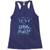 i have two tıtles aunt and dogmom an i rock them both flowers Racerback Tank