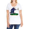 niffler the hedgehog Ladies Curvy T-Shirt