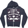 happy valentine's day Zipper Hoodie