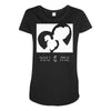 mom n daughter Maternity Scoop Neck T-shirt