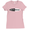 funny t shirt selective listener rude tee offensive shirt Ladies Fitted T-Shirt
