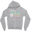 do more makes you happy skateboard Zipper Hoodie