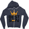 The Best Son Zipper Hoodie