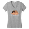 Breaking Hearts Women's V-Neck T-Shirt