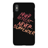 never retreat never surrender iPhoneX
