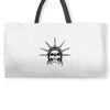 evil skull face Weekender Totes