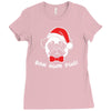 bah hum pug scrooge grinch christmas Ladies Fitted T-Shirt